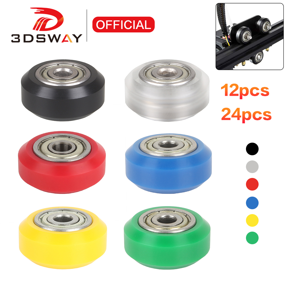 V Slot Wheel - 3DSWAY 12/24 個 POM プーリーホイール 625ZZ