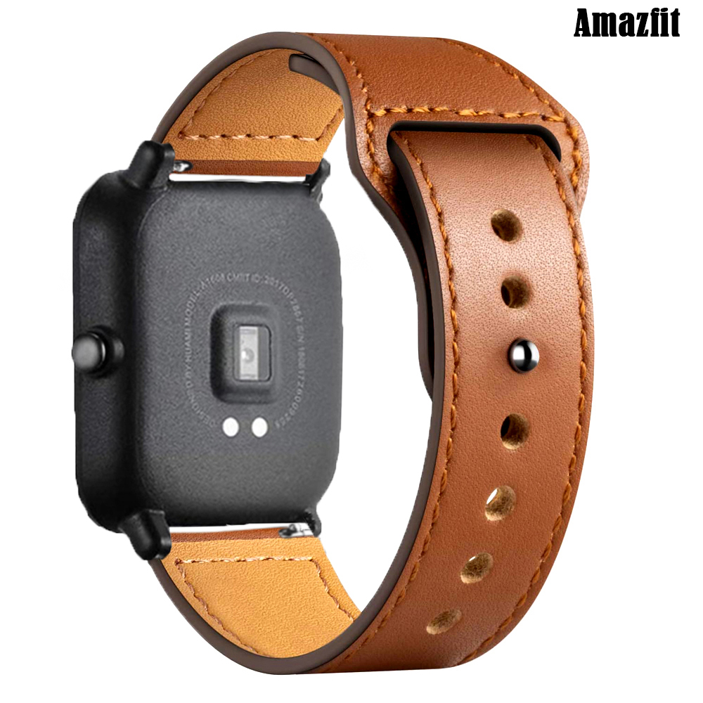 Gt2 Pulley - Amazfit Bip用レザーストラップ,女の子用ブレスレット4, 2, 2e, 3,gts2 mini,gtr,42mm,