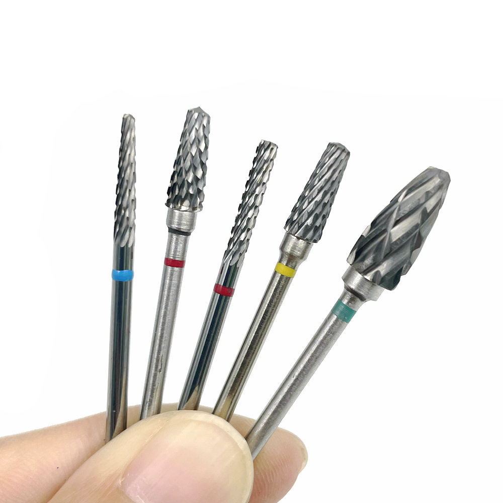 Carbide End Mill - 10 スタイル選択タングステンカーバイドネイルドリルビットマシンネイルカッター爪やすりマニキュア歯科タングステンカーバイドバー