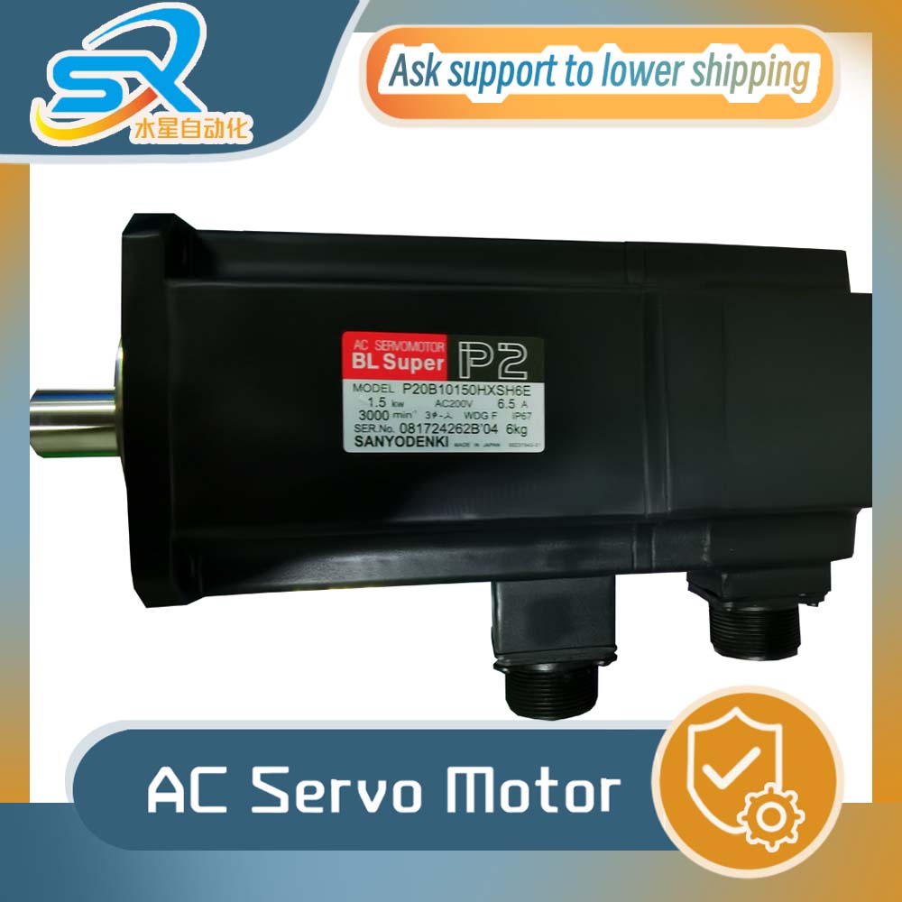 Servo Motor - 三洋電機 防滴型サーボモーター P20B10150HXSH6E 1.5KW 産業オートメーション用