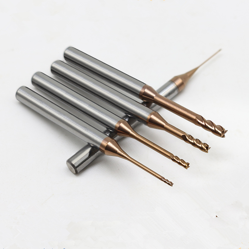 End Mill Set - 0.6 ミリメートル 0.7 ミリメートル 1 ミリメートル