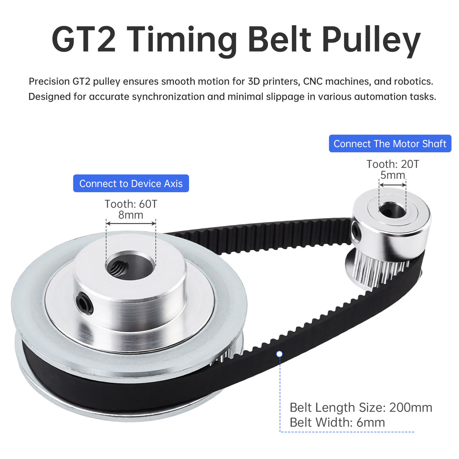 Gt2 Pulley - 12V-24V 775電動DCモーターとGT2タイミングベルトプーリーとモーターコントローラーキット、2GT同期ホイールキット（フライス盤用）