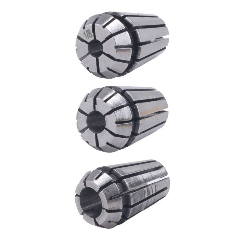 Cnc Bits - A93E-ER11 CNCコレットチャック、工具ホルダー、1/8インチ（3.175mm）、4mm、6mm