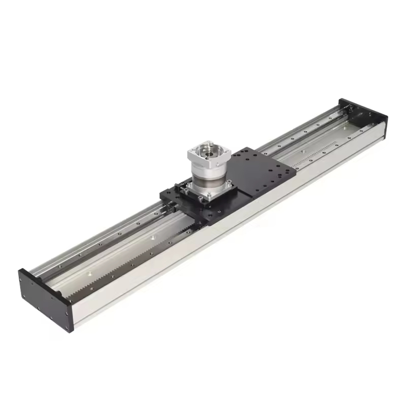 Linear Rail - RXC210 CNC精密移動リニアガイドラックアンドピニオンヘビースライディングモジュールスライドワイドダブルレールワークテーブルギアラックモジュール