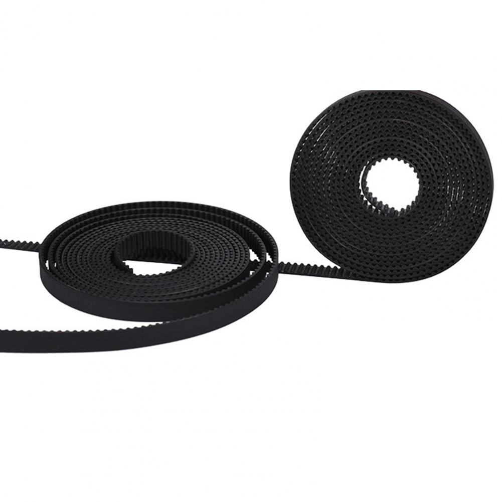 Gt2 Belt - 安定した伝動タイミングベルト GT2 3Dプリンタータイミングベルト 幅6mm/10mm ユニバーサルゴム製同期歯付きベルト 1メートル