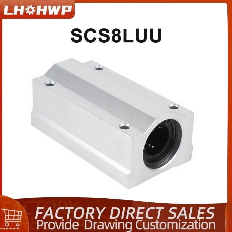 Linear Rod 8Mm - 1pc SC8LUU SCS8LUU 8 ミリメートルロングタイプリニアボールベアリングブロック CNC