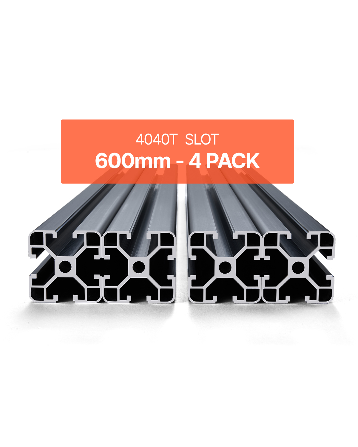 Aluminium Extrusion - SucceBuy 4個セット 600mm/1000mm Tスロット 4040 アルミ押出材