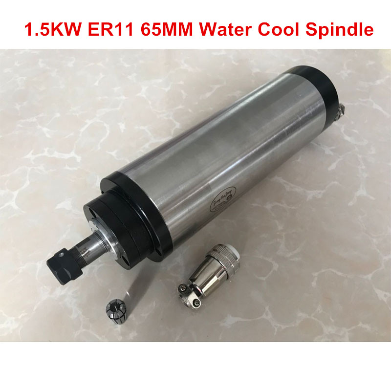Water Cooled Spindle - 水冷スピンドルモーター,1.5kw,65mm, 80mm,er11,er16,220v,彫刻機用