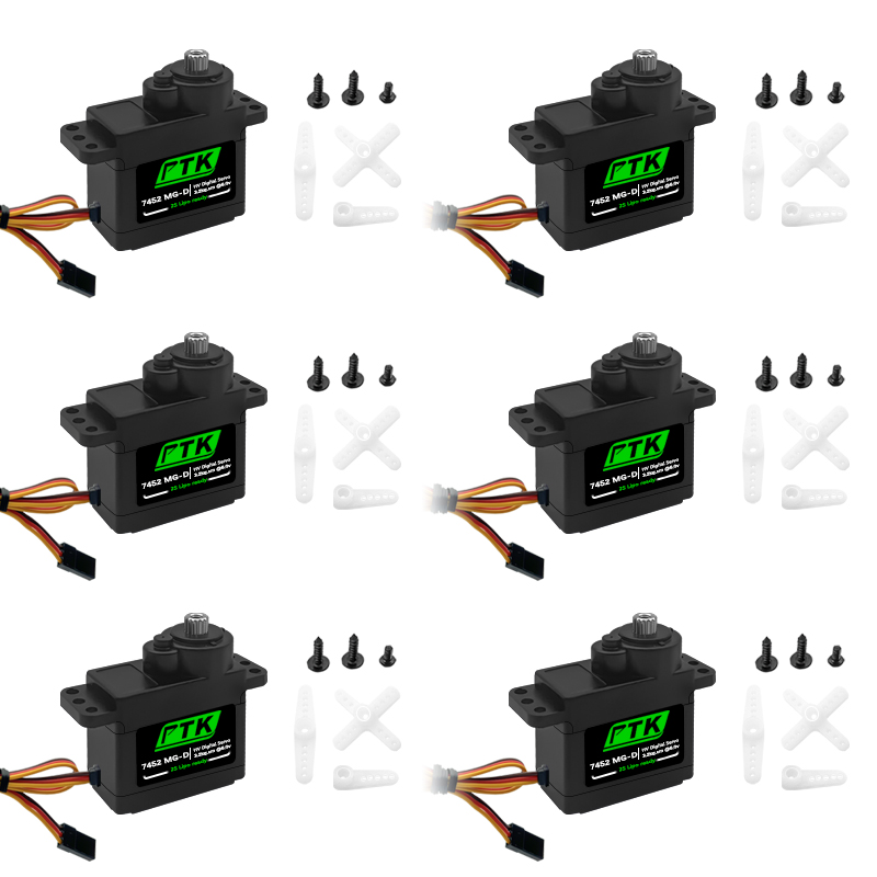 Servo 9G - PTK 7452 MG-D 9 グラムデジタルサーボメタルギア EPP