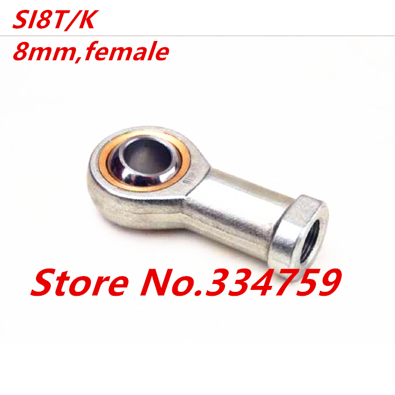 Linear Rod 8Mm - 新しいsi8t/18k si8t/k 8ミリメートル雌ねじ女性メトリックねじロッドエンドジョイントベアリングsi8t/18k SI8TK phsa8