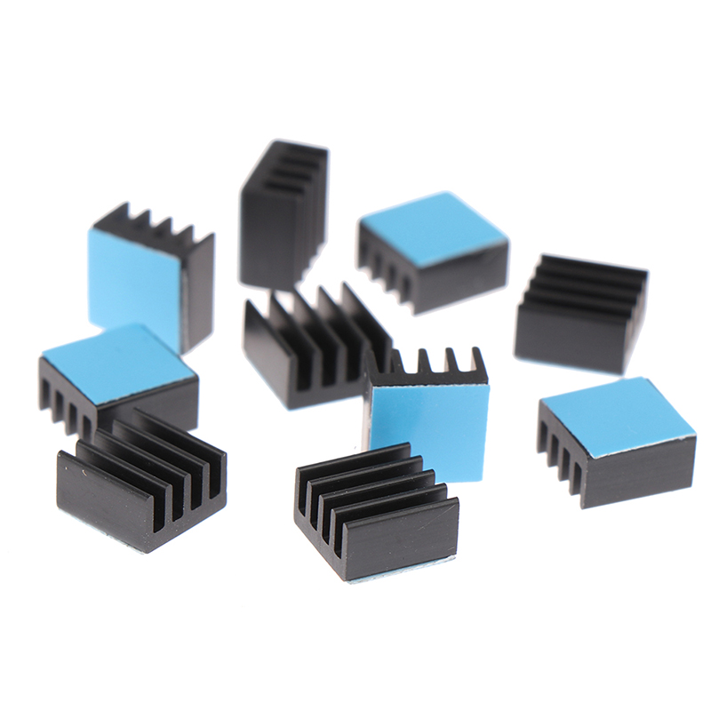 Aluminium Extrusion - - 10個 8.8*8.8*5mm アルミニウム製ヒートシンク ラジエーター クーラー