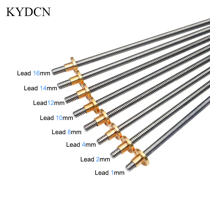 T8 リードスクリュー ステンレス鋼台形ネジ 1000mm  - Lead Screw 8Mm のレビューと価格