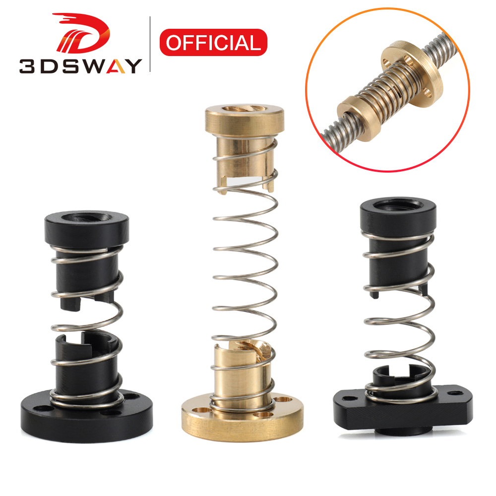 3DSWAY T8 アンチバックラッシュリードスクリュー真鍮 - Lead Screw 8Mm のレビューと価格