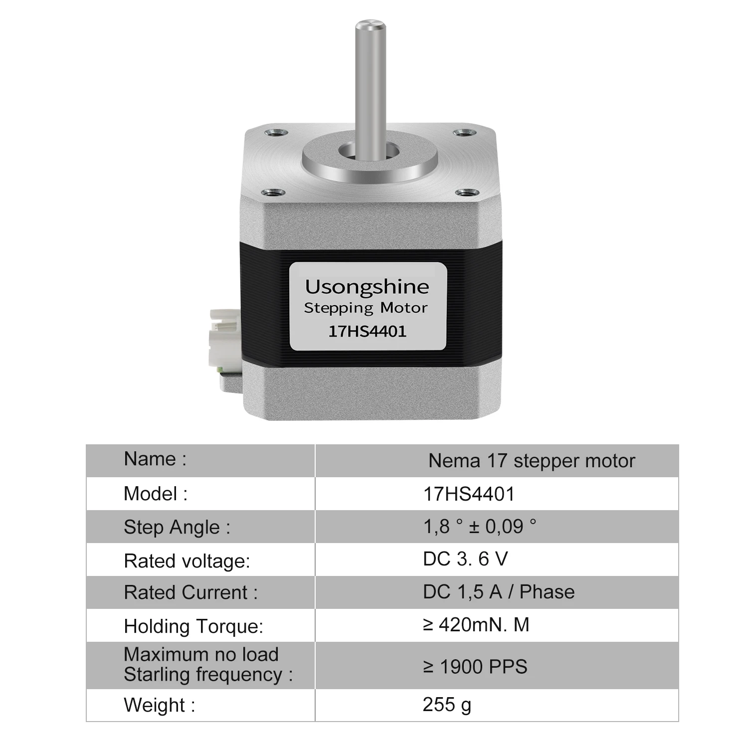 Usongshine オール Nema17 ステッピングモー - Stepper Motor Nema17 のレビューと価格