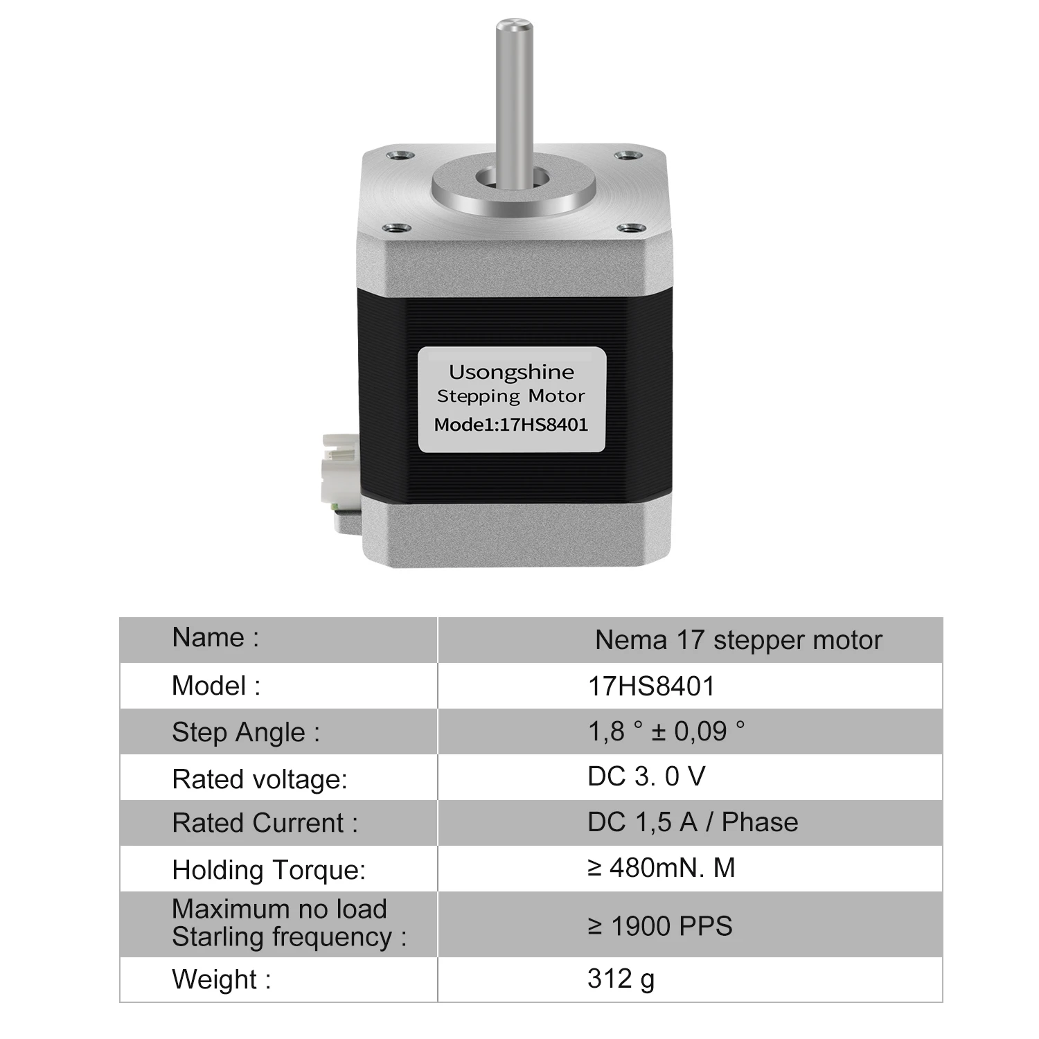 Usongshine オール Nema17 ステッピングモー - Stepper Motor Nema17 のレビューと価格