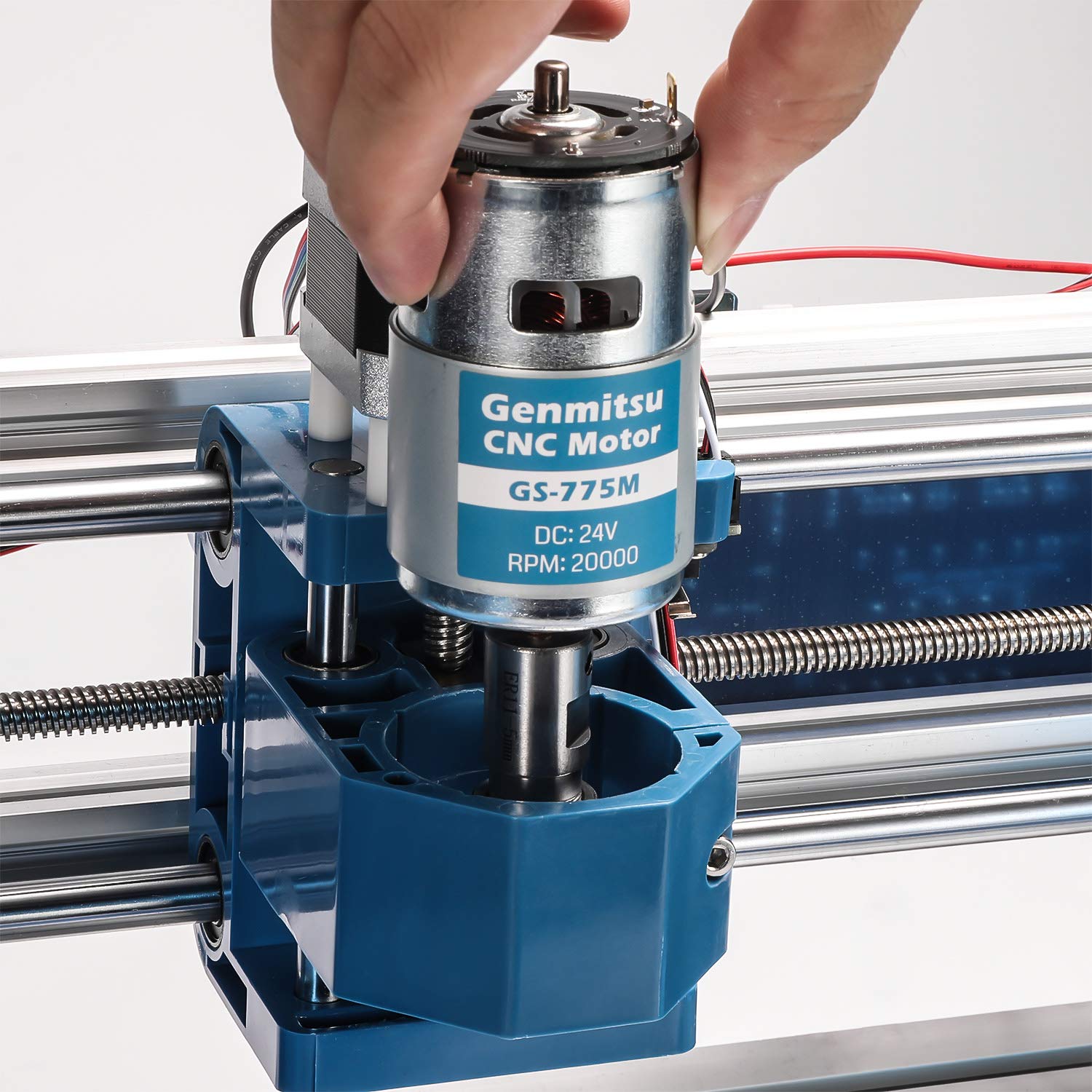 Genmitsu-電気モーターGS-775M rpm,200 - 3018 Cnc のレビューと価格