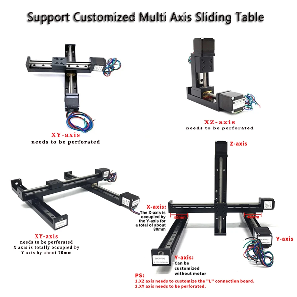 T型スライドテーブルレール リニア50-300mmストローク - Linear Rail のレビューと価格