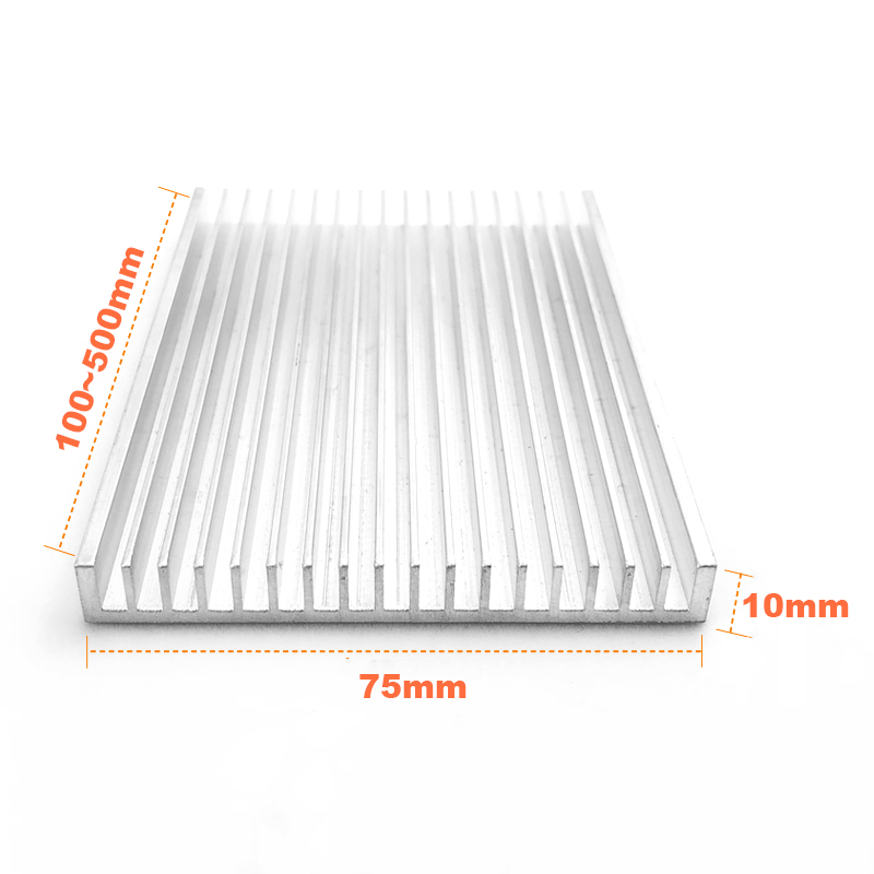 超薄型 75x10mm アルミヒートシンク ハイパワー放熱ク - Aluminium Extrusion のレビューと価格