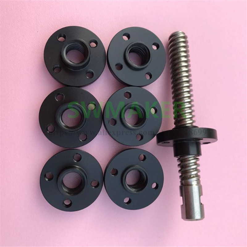 1個3DプリンタパーツtタイプpomナットT8リードスクリュ - Lead Screw 8Mm のレビューと価格