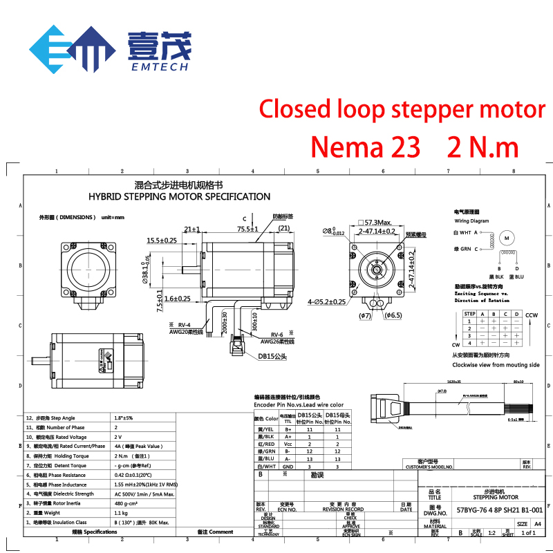 CNCルーター、プリンター、産業用ロボット向けの高性能NEM - Nema23 Stepper のレビューと価格