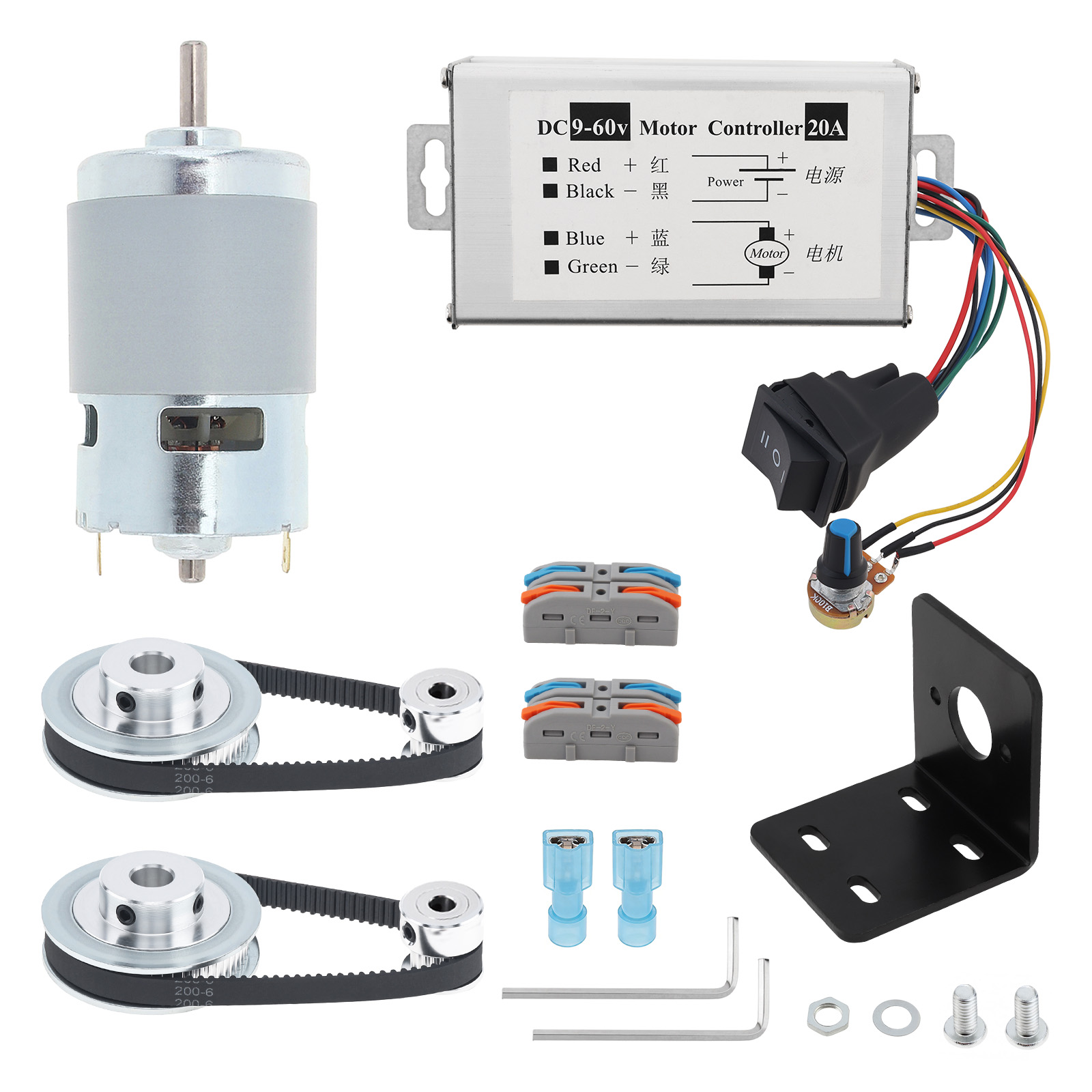 12V-24V 775電動DCモーターとGT2タイミングベル - Gt2 Pulley のレビューと価格