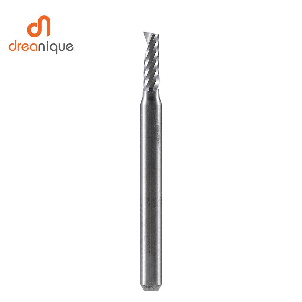シングルフルートスパイラルエンドミル、木工アクリル用3D彫刻 - End Mill Set のレビューと価格