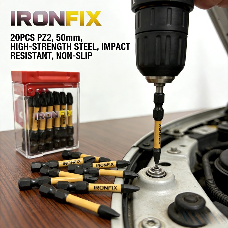 高品質な20個入りPZ2ドライバービットセット。電動ドリルや - Drill Bit Set のレビューと価格