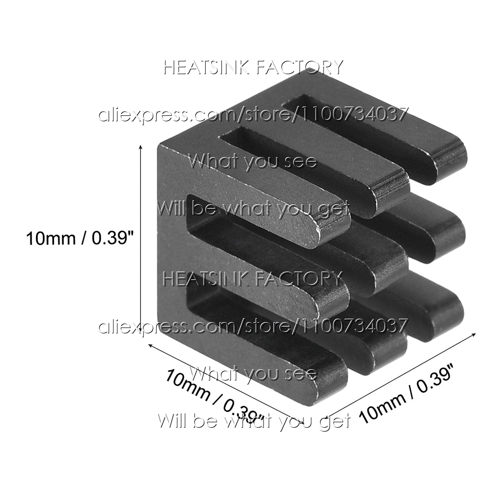 冷却ラジエーター,10x10x10mm電子クーラー - Aluminium Extrusion のレビューと価格