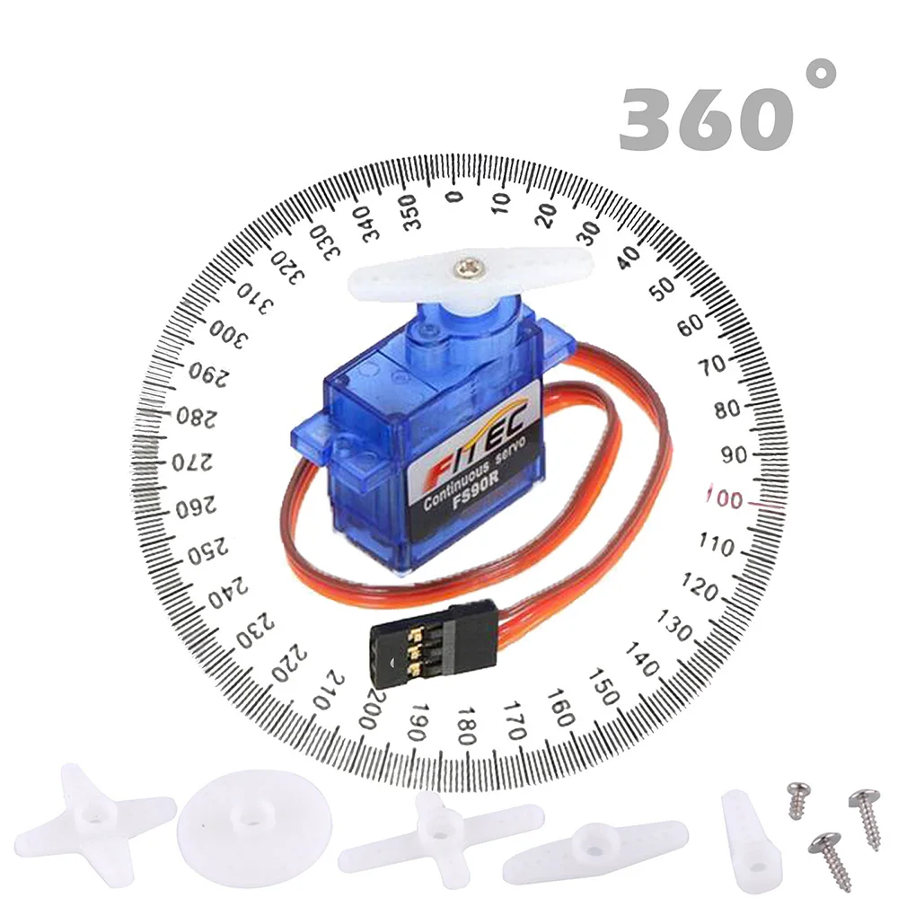 Feetech ミニ FS90R マイクロサーボ 360 度 - Servo 9G のレビューと価格