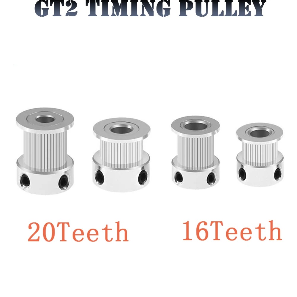 3Dプリンター用GT2アルミタイミングプーリー 16/20歯 - Gt2 Pulley のレビューと価格
