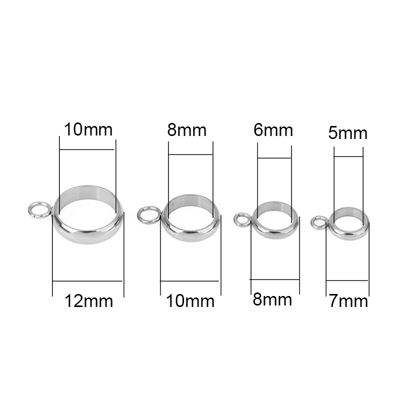20個入り PVD加工 色褪せないステンレス製ネックレスペン - Coupling 8Mm のレビューと価格