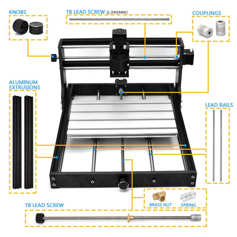 DT15 4x CNC 3018 Proアップグレードキット - 3018 Cnc のレビューと価格