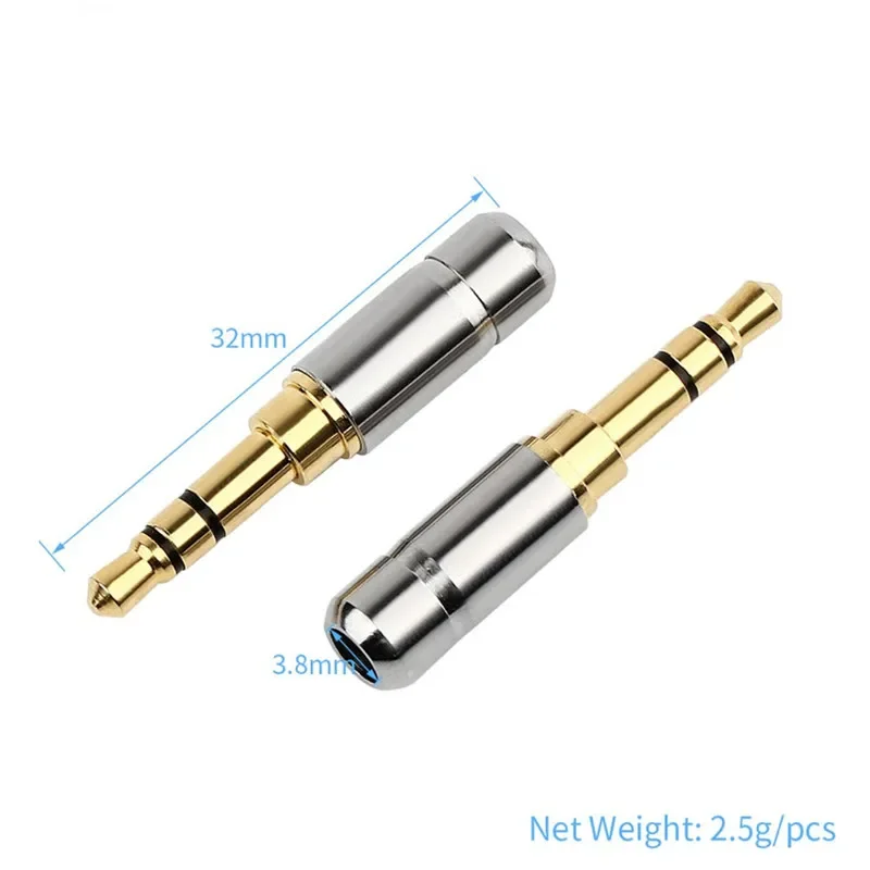 3.5 ミリメートルジャック 2 3 4 極イヤホンプラグコ - Coupling 8Mm のレビューと価格