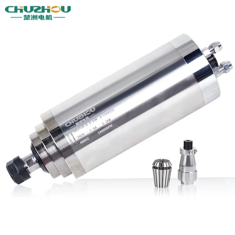 3Kw水冷スピンドル4ベアリング3.7kw Er20水冷10 - Water Cooled Spindle のレビューと価格