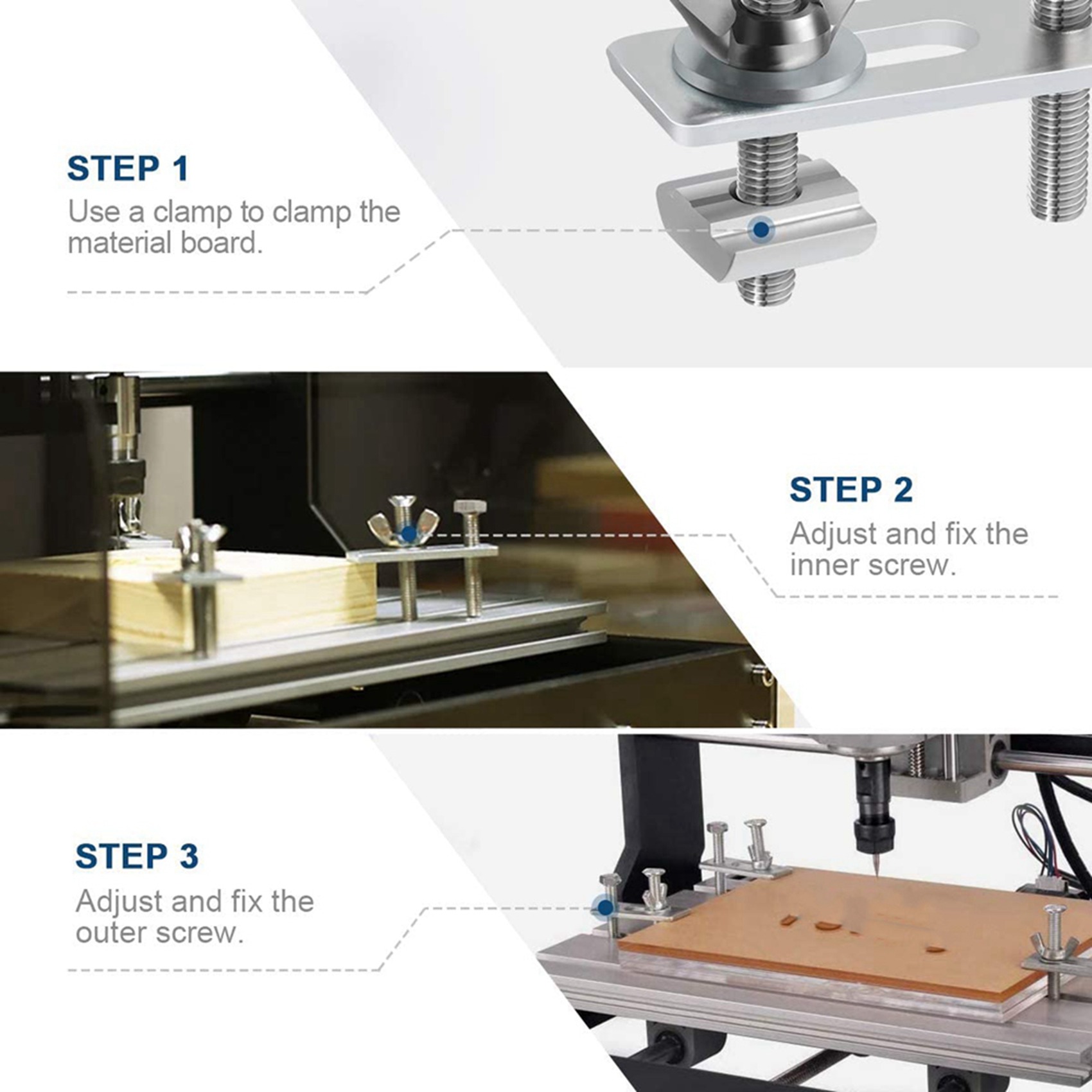 A19F-8 パック T トラック クランプ、ミニ T トラ - 3018 Cnc のレビューと価格