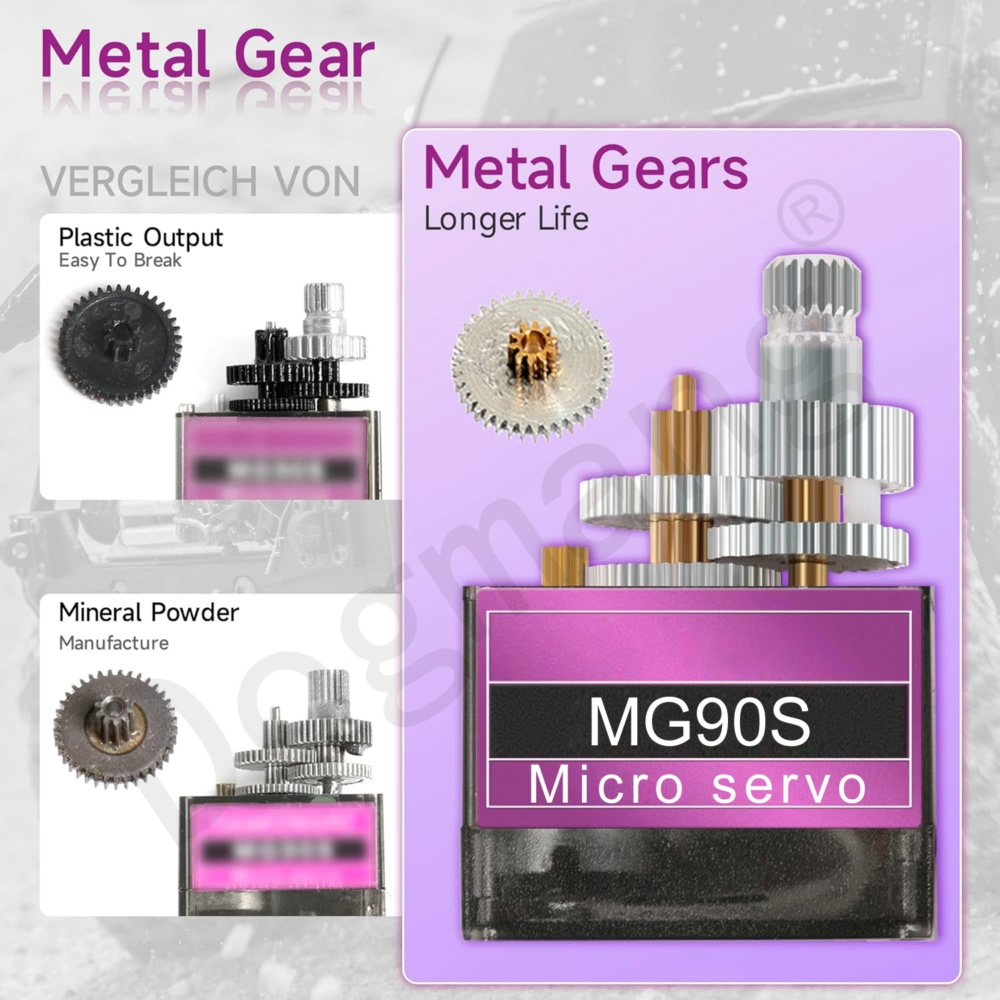 MG90S サーボ 1/2/4/10/20/50 個オールメ - Servo 9G のレビューと価格