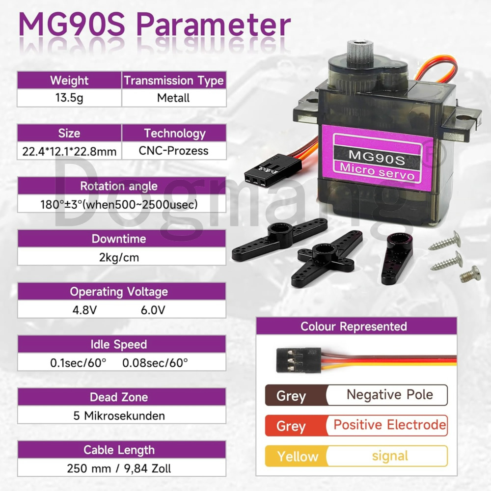 MG90S サーボ 1/2/4/10/20/50 個オールメ - Servo 9G のレビューと価格