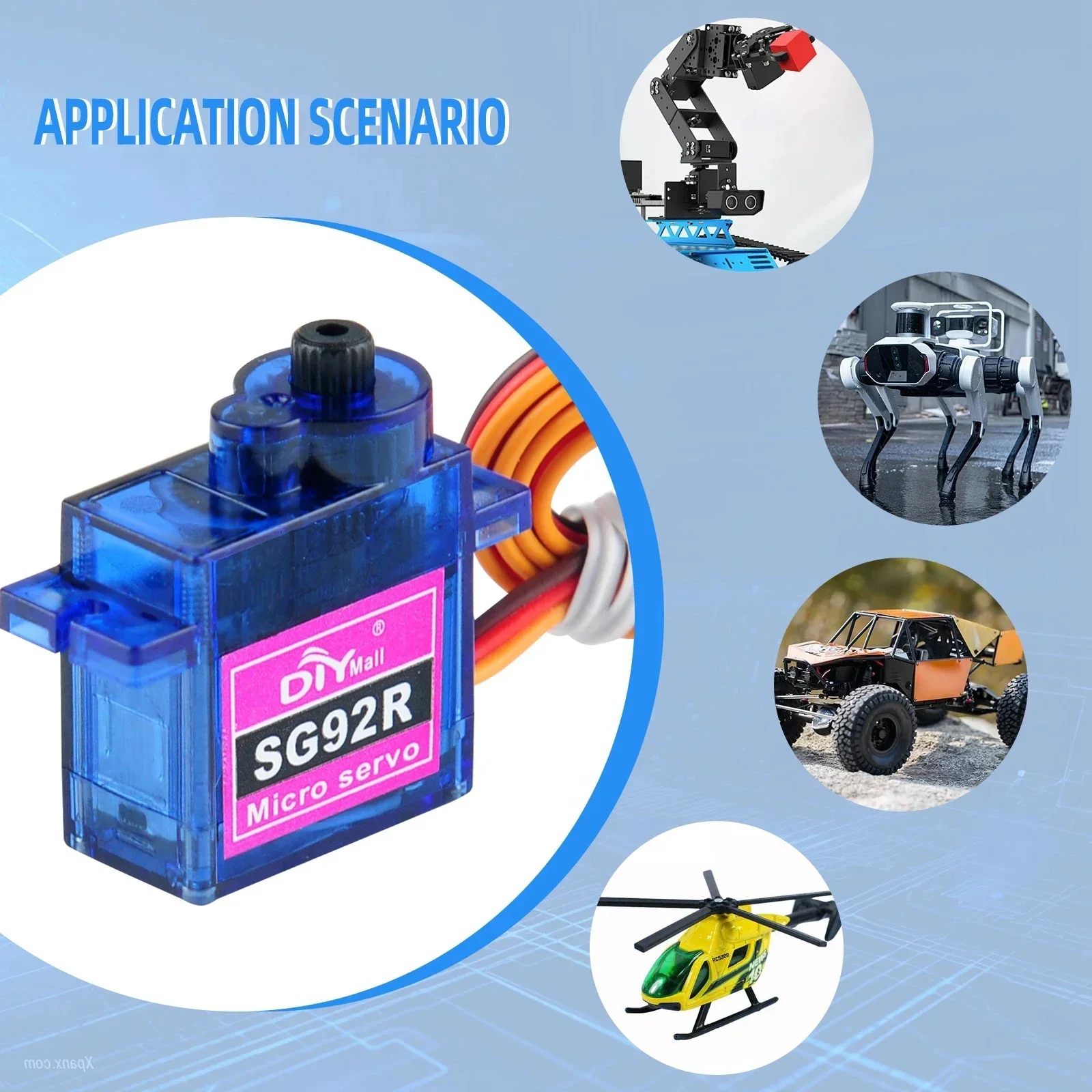 SG92R 9g マイクロアナログサーボモーター 1/2/4 - Servo 9G のレビューと価格