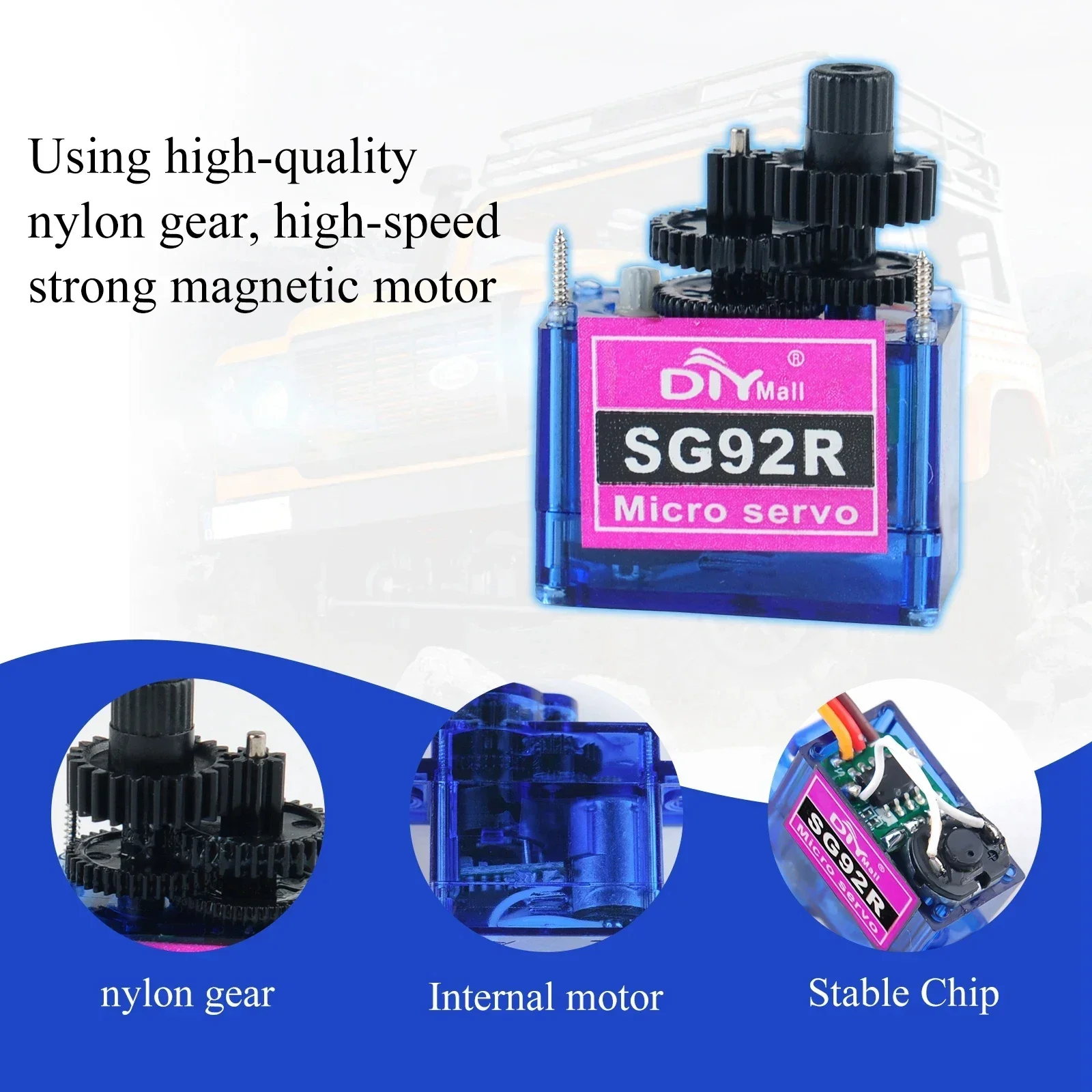 SG92R 9g マイクロアナログサーボモーター 1/2/4 - Servo 9G のレビューと価格
