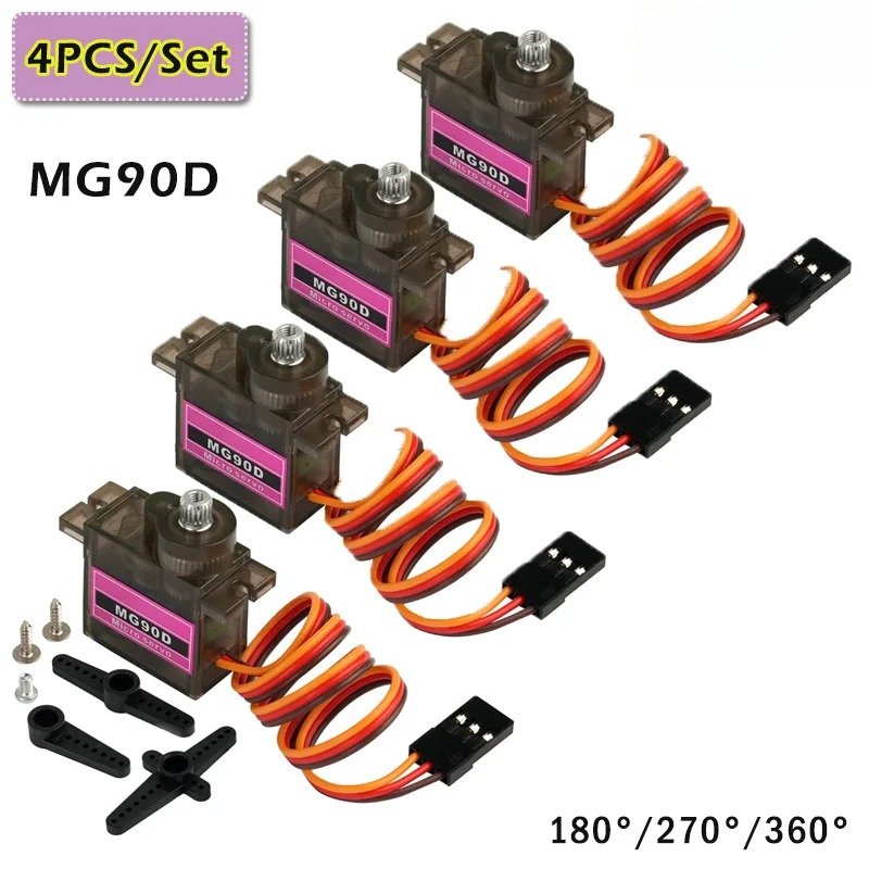 4CPS/セット 9 グラム MG90D マイクロデジタルサ - Servo 9G のレビューと価格