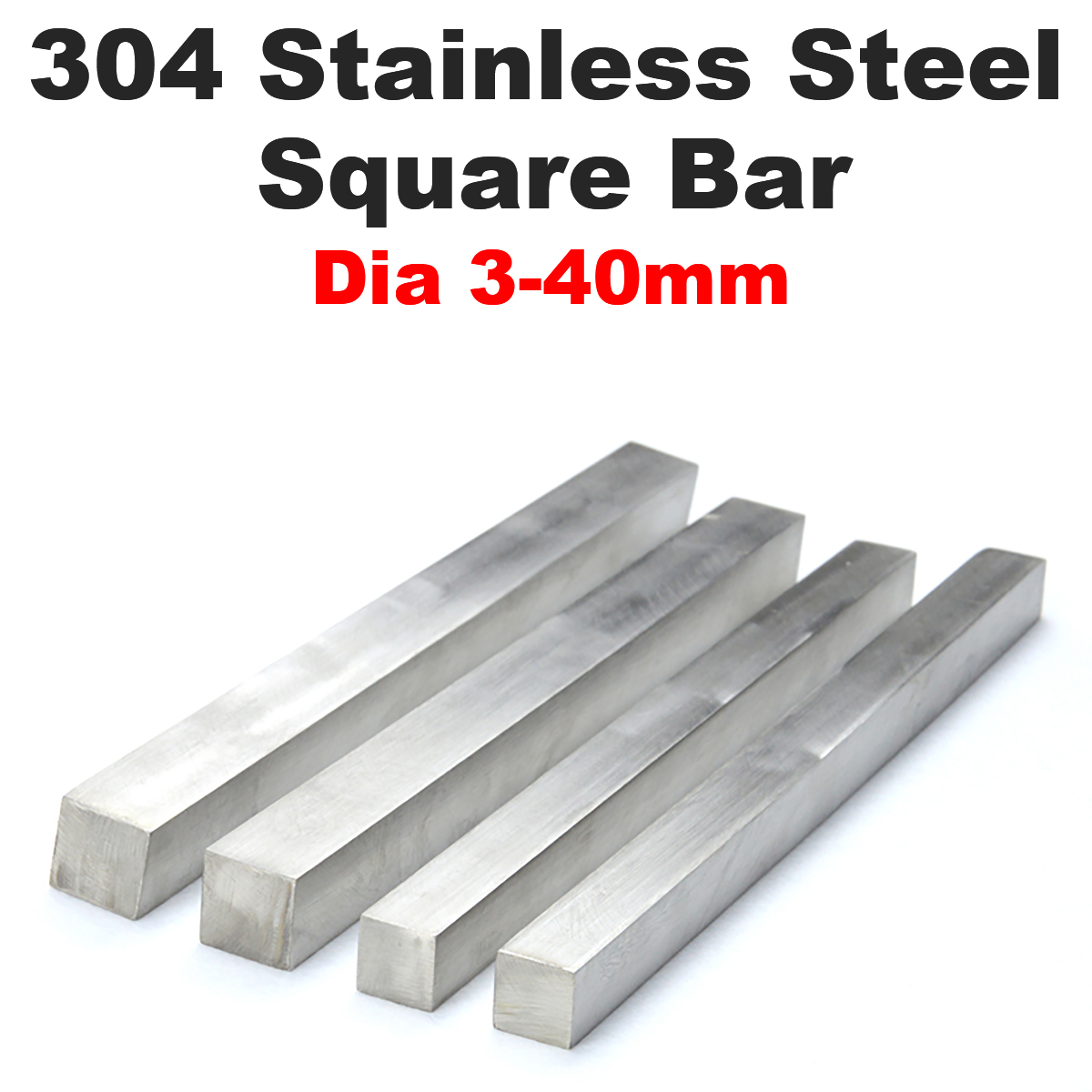 304 ステンレス鋼角棒バー鋼リニアシャフト 3 ミリメート - Linear Rod 8Mm のレビューと価格