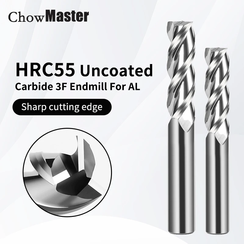 3fアルミニウム製エンドミル,炭化タングステンフライス工具, - End Mill Set のレビューと価格