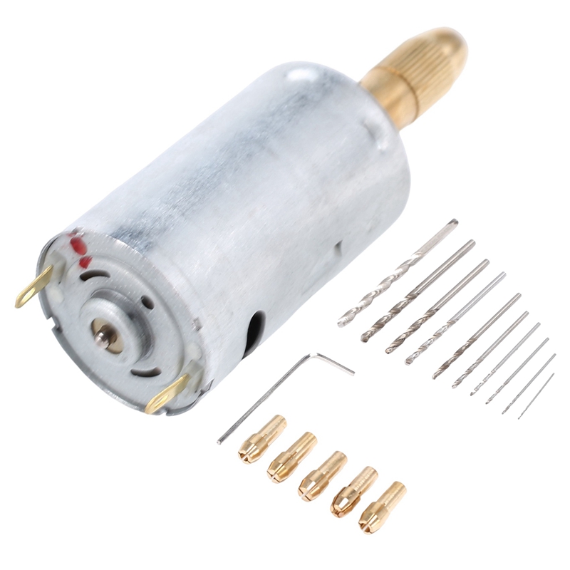 ミニ電動ハンドドリルビットセット DC 12Vモーター 0. - Drill Bit Set のレビューと価格