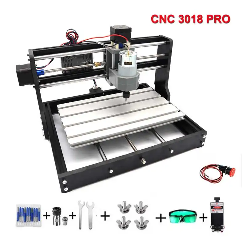 CNC ルーター 3018 アップグレードミニ CNC フラ - 3018 Cnc のレビューと価格