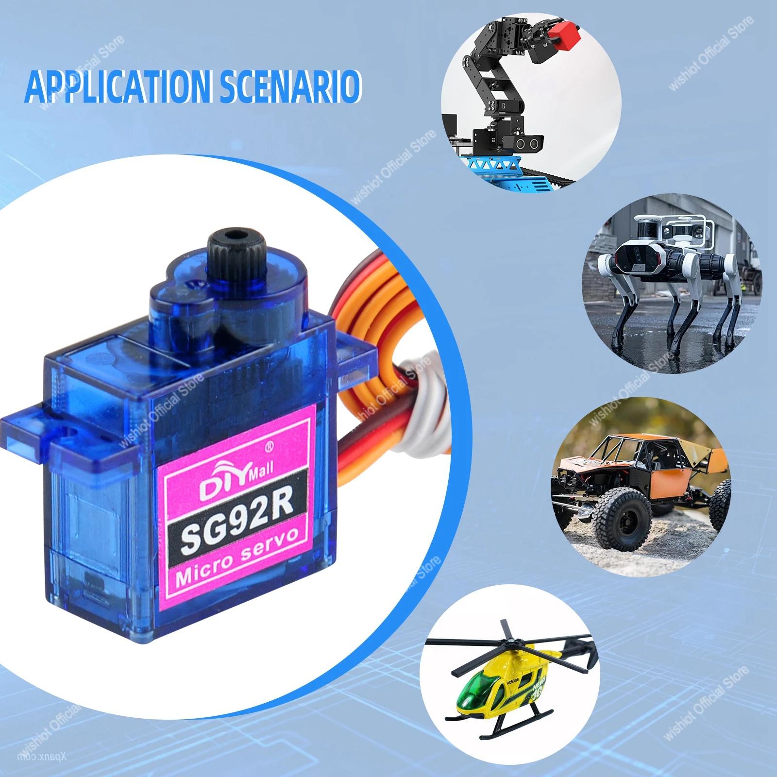 SG92R マイクロサーボモーター 4.8-6V 360/2 - Servo 9G のレビューと価格
