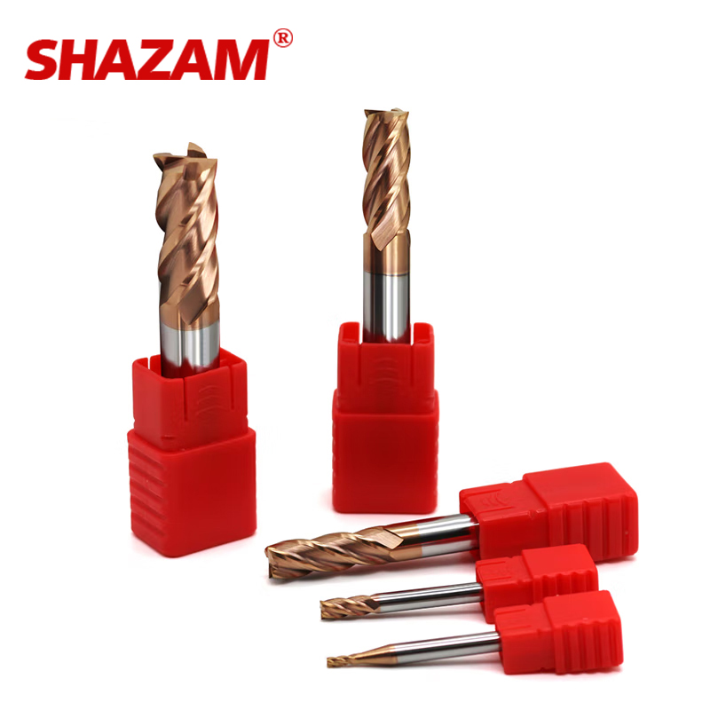 Shazam-フラットエンドフライスカッター、タングステン鋼 - End Mill Set のレビューと価格