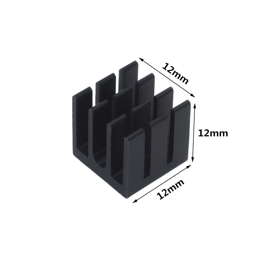 12 × 12 × 12ミリメートル50個アルミニウム製ヒー - Aluminium Extrusion のレビューと価格