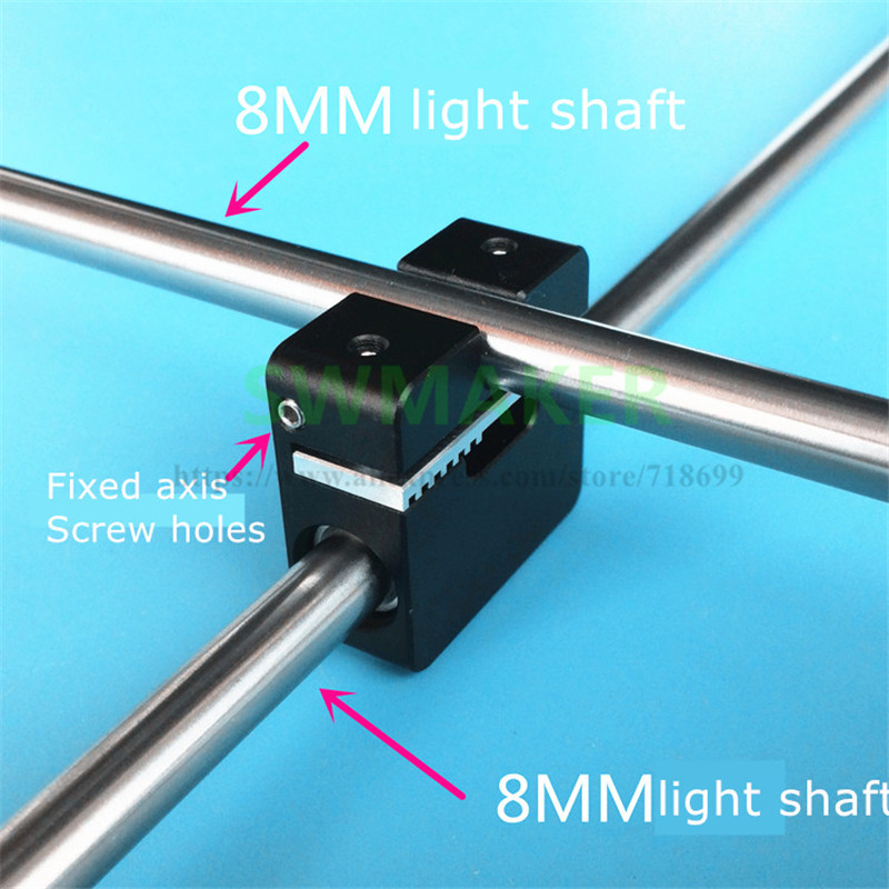 UM2 更新バージョンクロススライダーブロック + 2GT  - Linear Rod 8Mm のレビューと価格