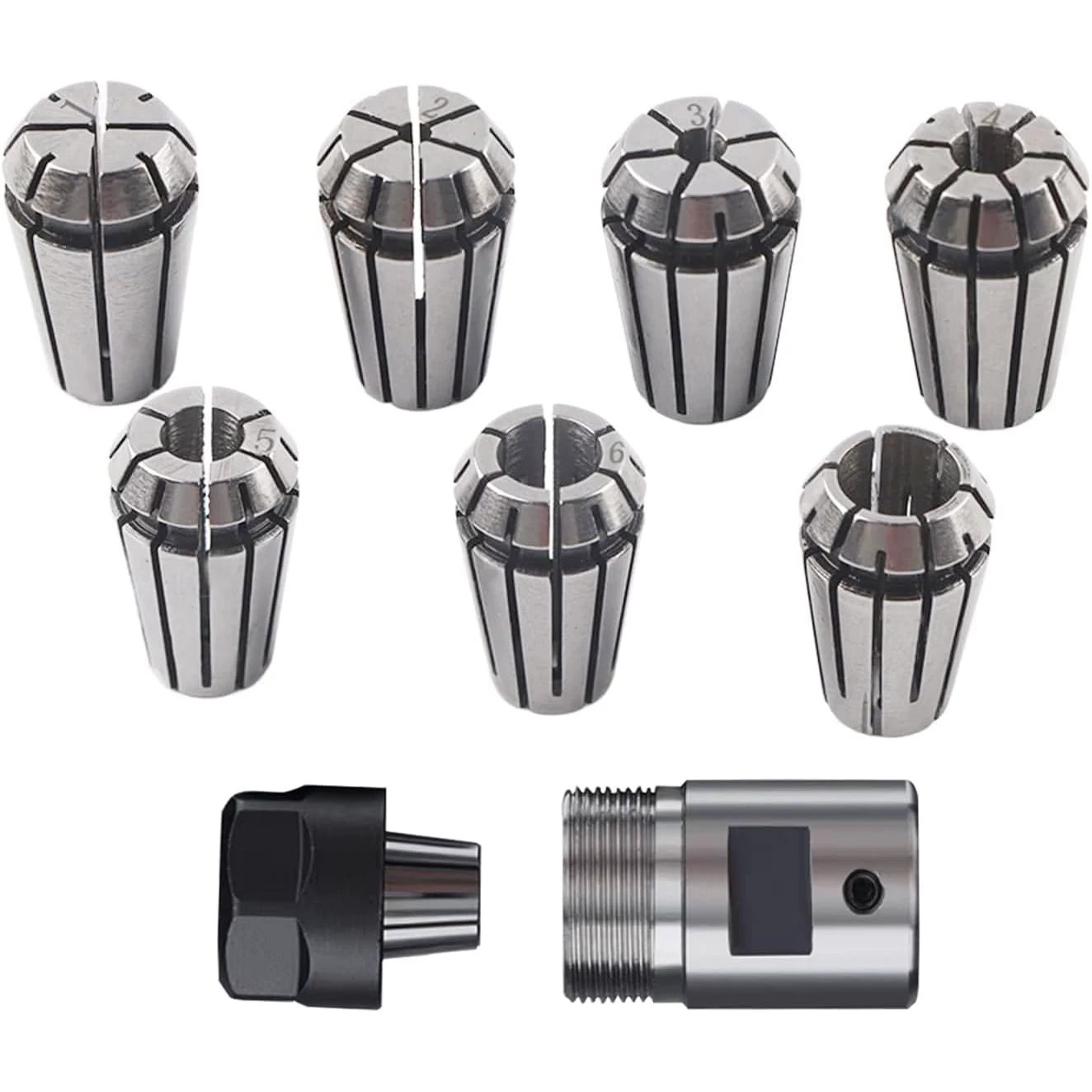 8ピース ER11A 1-7mm スプリングチャックセット、 - End Mill のレビューと価格