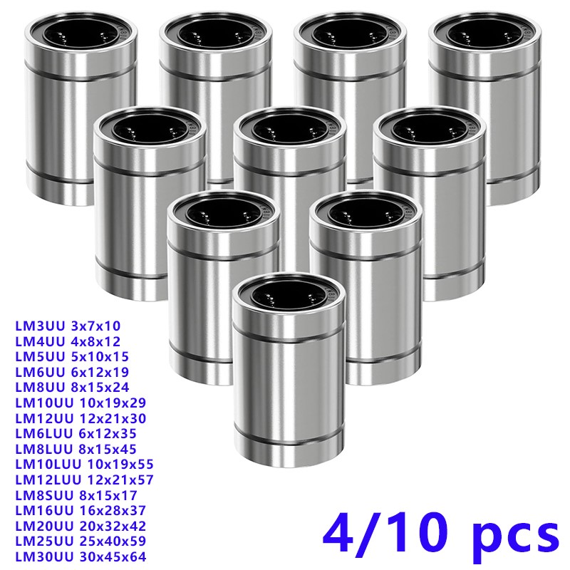 4/10個 LM8UU LM10UU LM16UU LM12 - Lm8Uu Bearing のレビューと価格